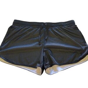 Black & White Reversible Athletic Shorts